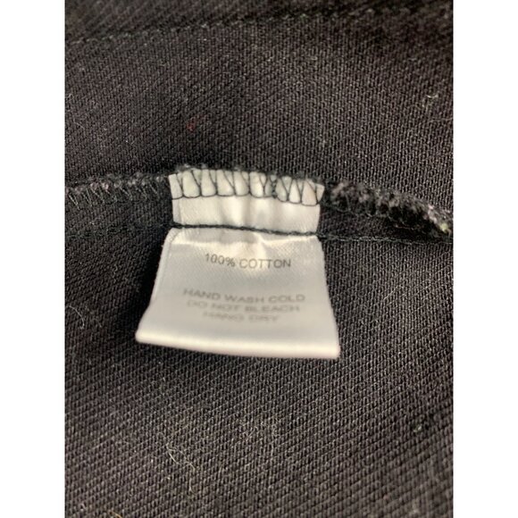 Women's Mod Ref Black Denim Jacket Size M - Picture 7 of 8